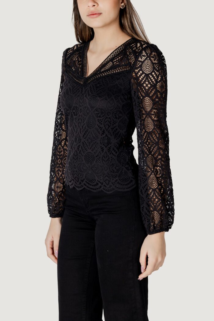 T-shirt manica lunga Morgan De Toi  Nero