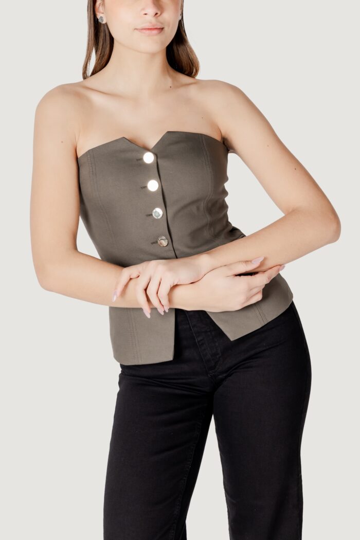 Top Morgan De Toi bustier Verde