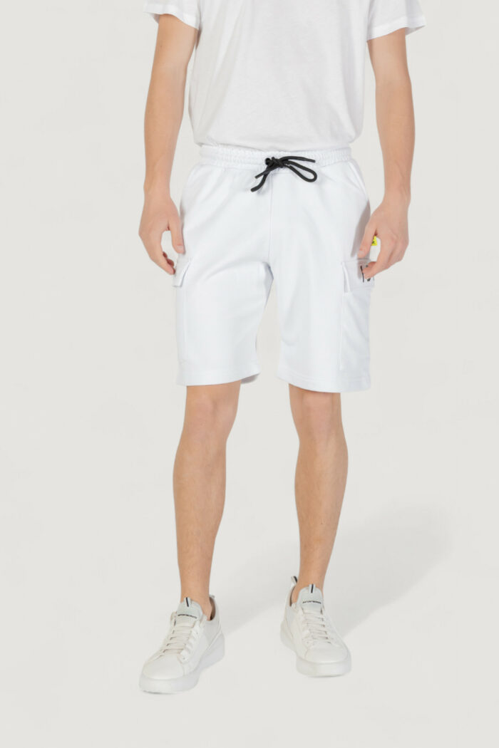 Bermuda sportivi Icon logo piccolo Bianco