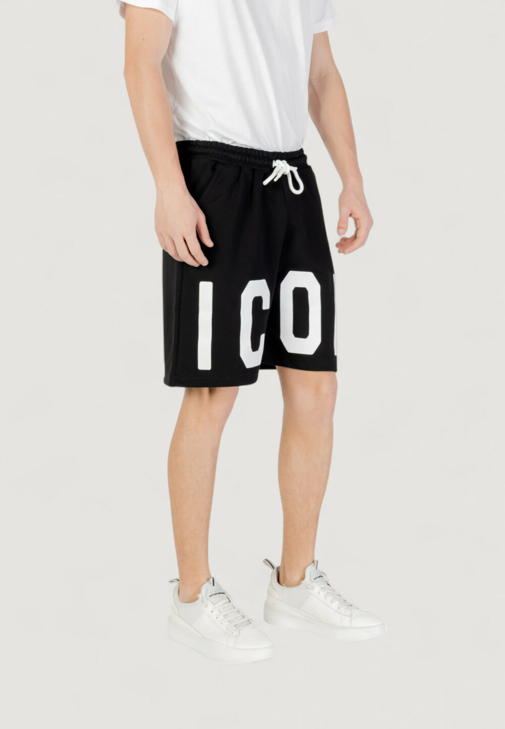 Bermuda sportivi Icon Nero - Foto 3