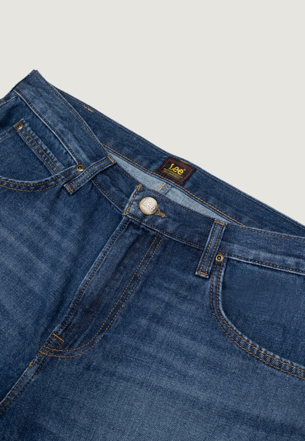 Bermuda Lee 5 pocket short Denim scuro - Foto 3