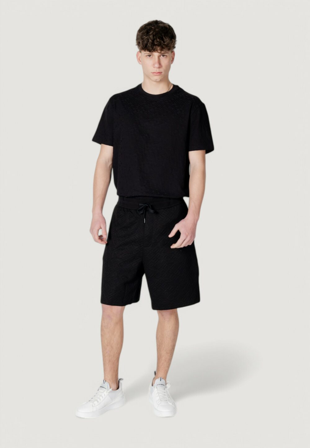 Bermuda sportivi Armani Exchange Nero - Foto 9