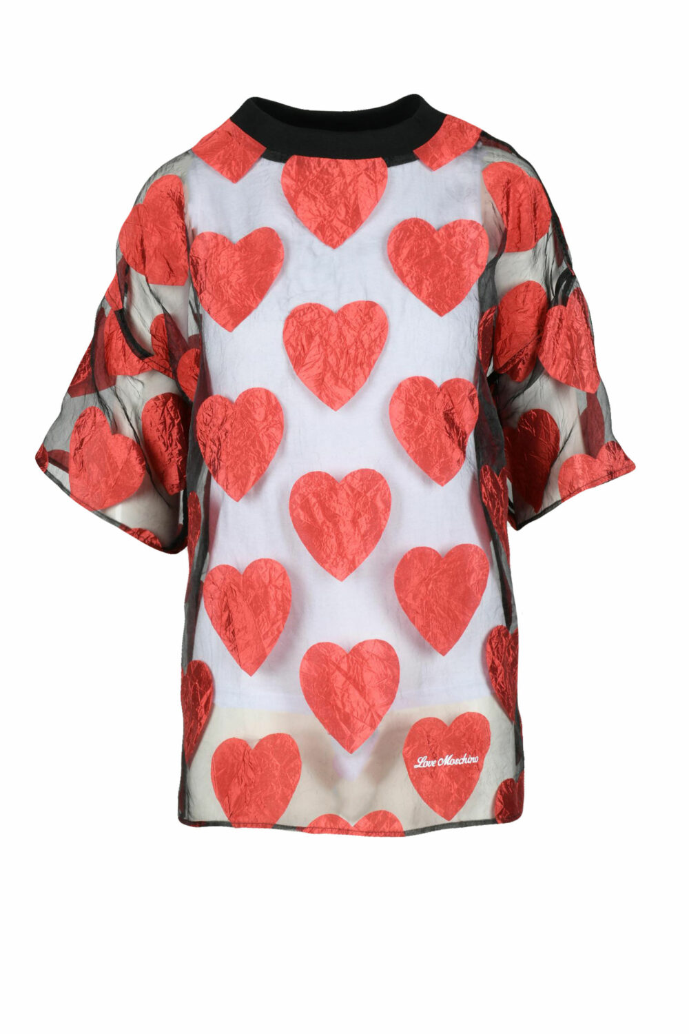 Blusa manica corta Love Moschino Nero - Foto 1