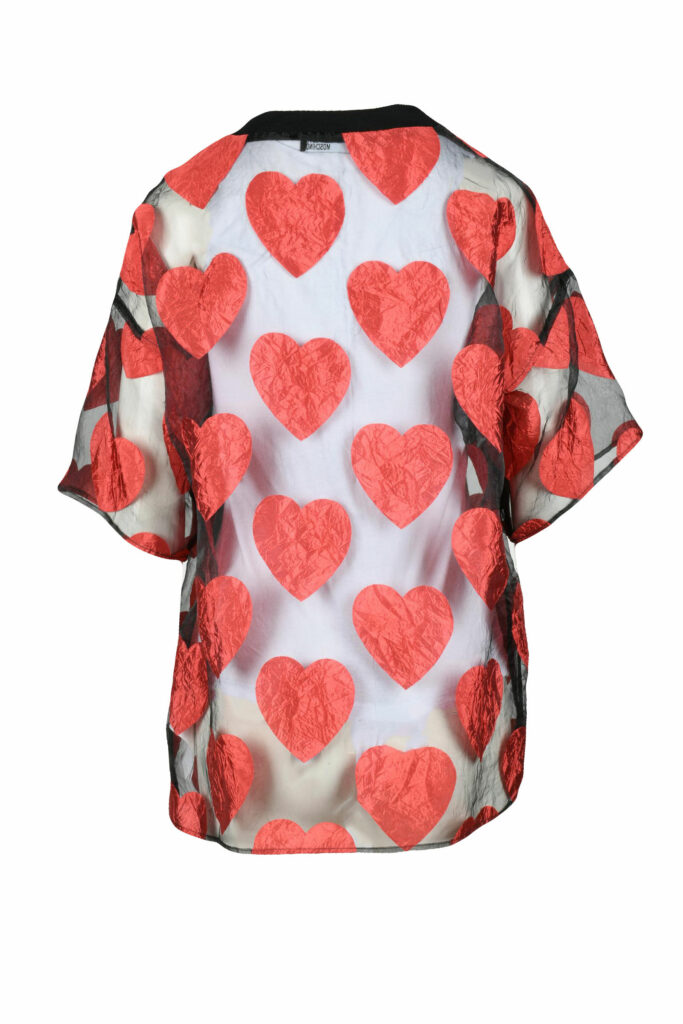 Blusa manica corta Love Moschino  Nero