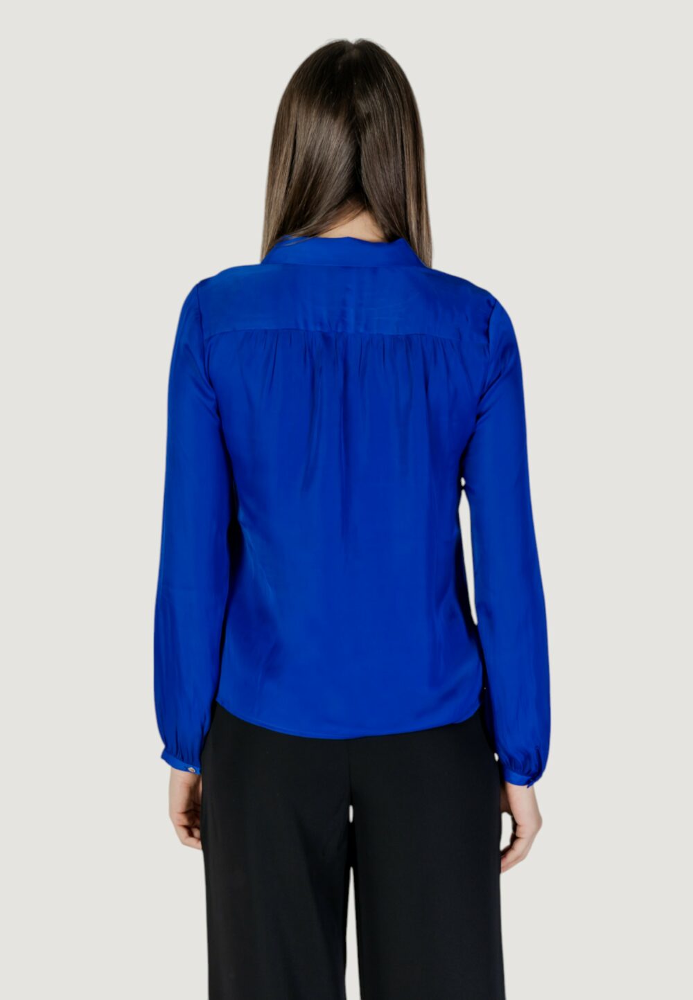 Bluse manica lunga Morgan De Toi Blu - Foto 4