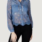 Bluse manica lunga Morgan De Toi Indigo - Foto 1