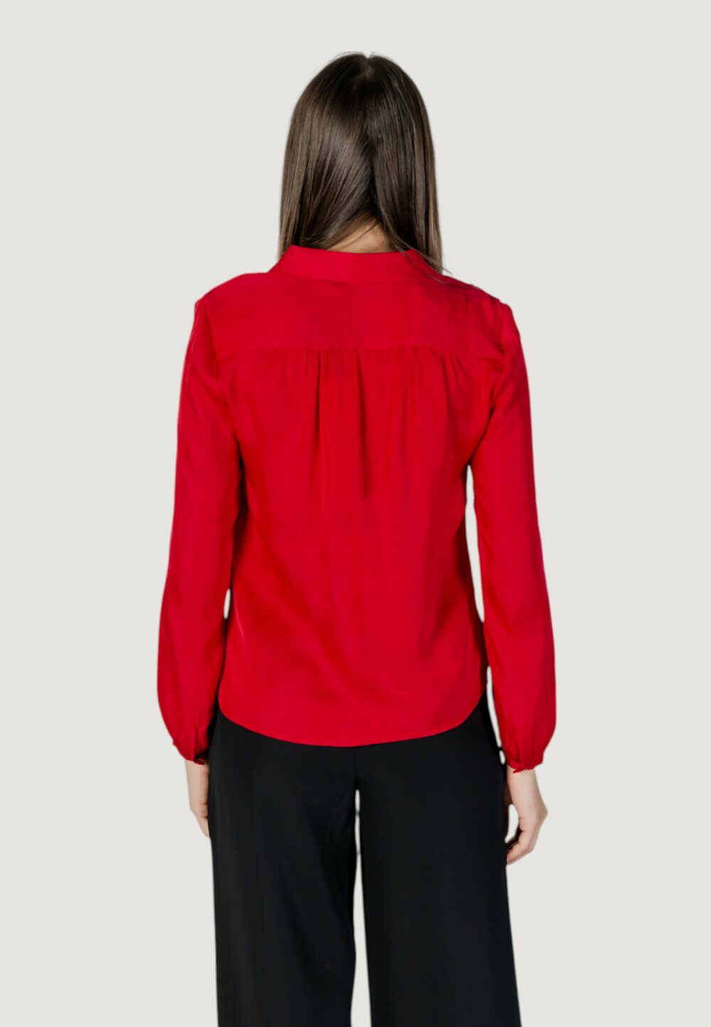 Bluse manica lunga Morgan De Toi Rosso - Foto 4