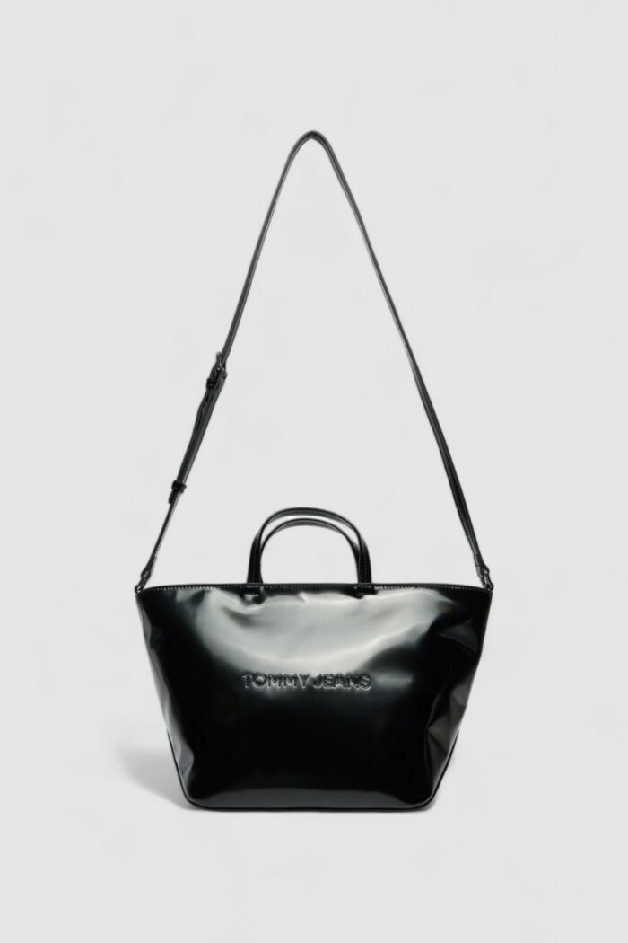 Borsa Tommy Hilfiger tjw ess must mini tote seasonal Nero