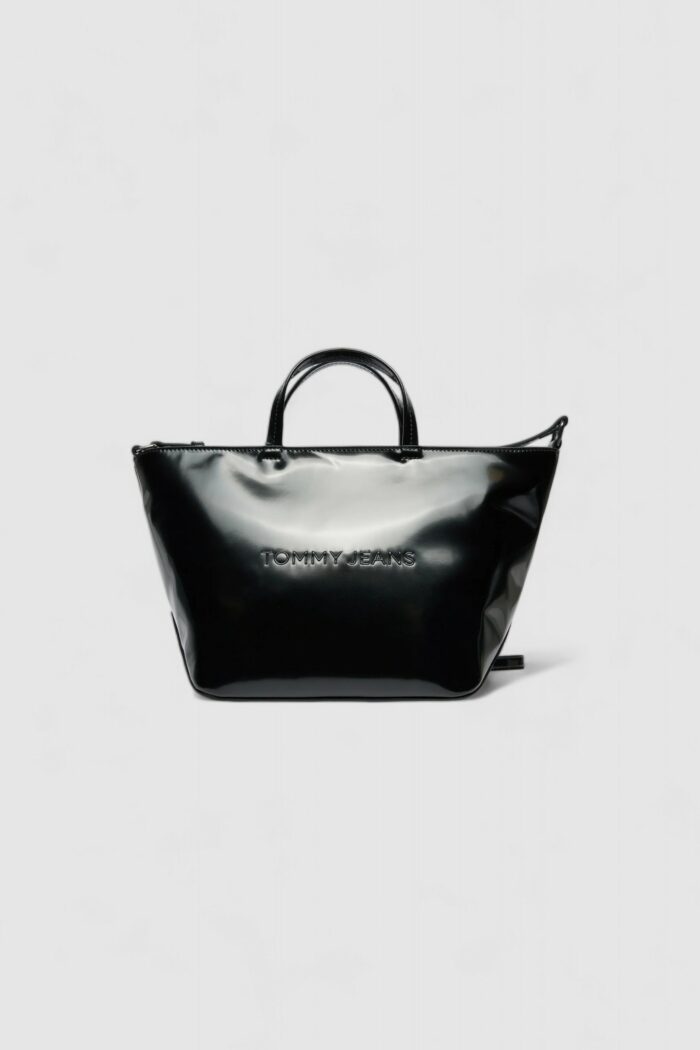 Borsa Tommy Hilfiger tjw ess must mini tote seasonal Nero