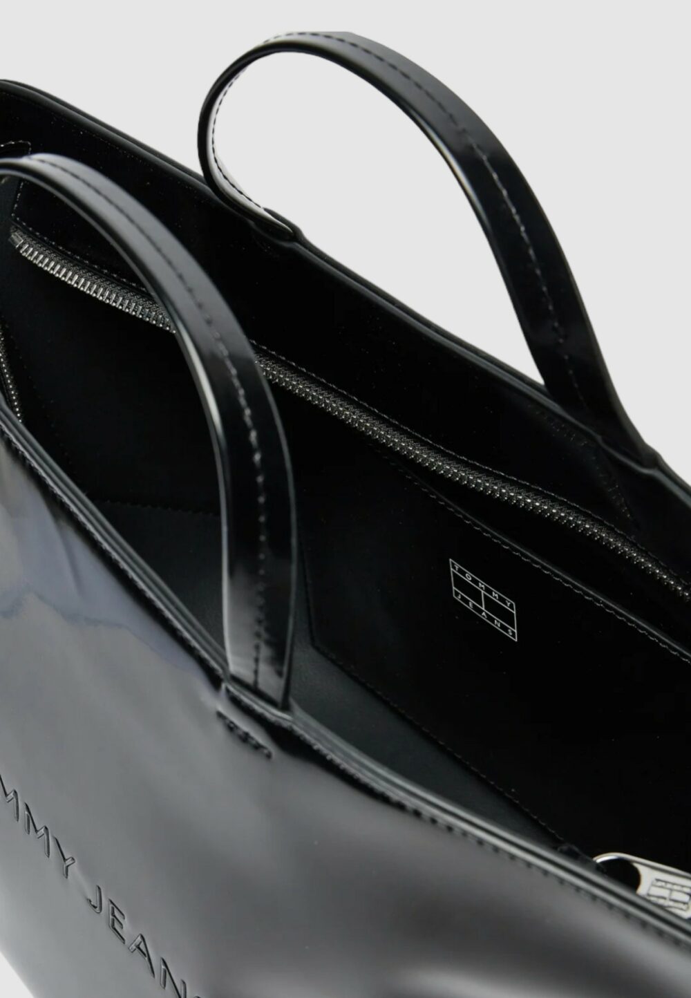 Borsa Tommy Hilfiger tjw ess must mini tote seasonal Nero - Foto 5