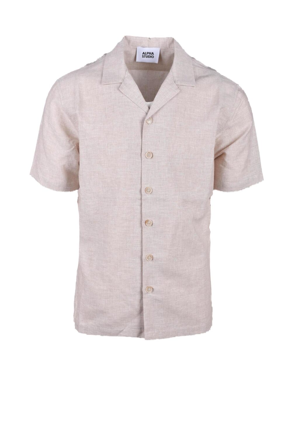 Camicia manica lunga ALPHA Beige - Foto 2