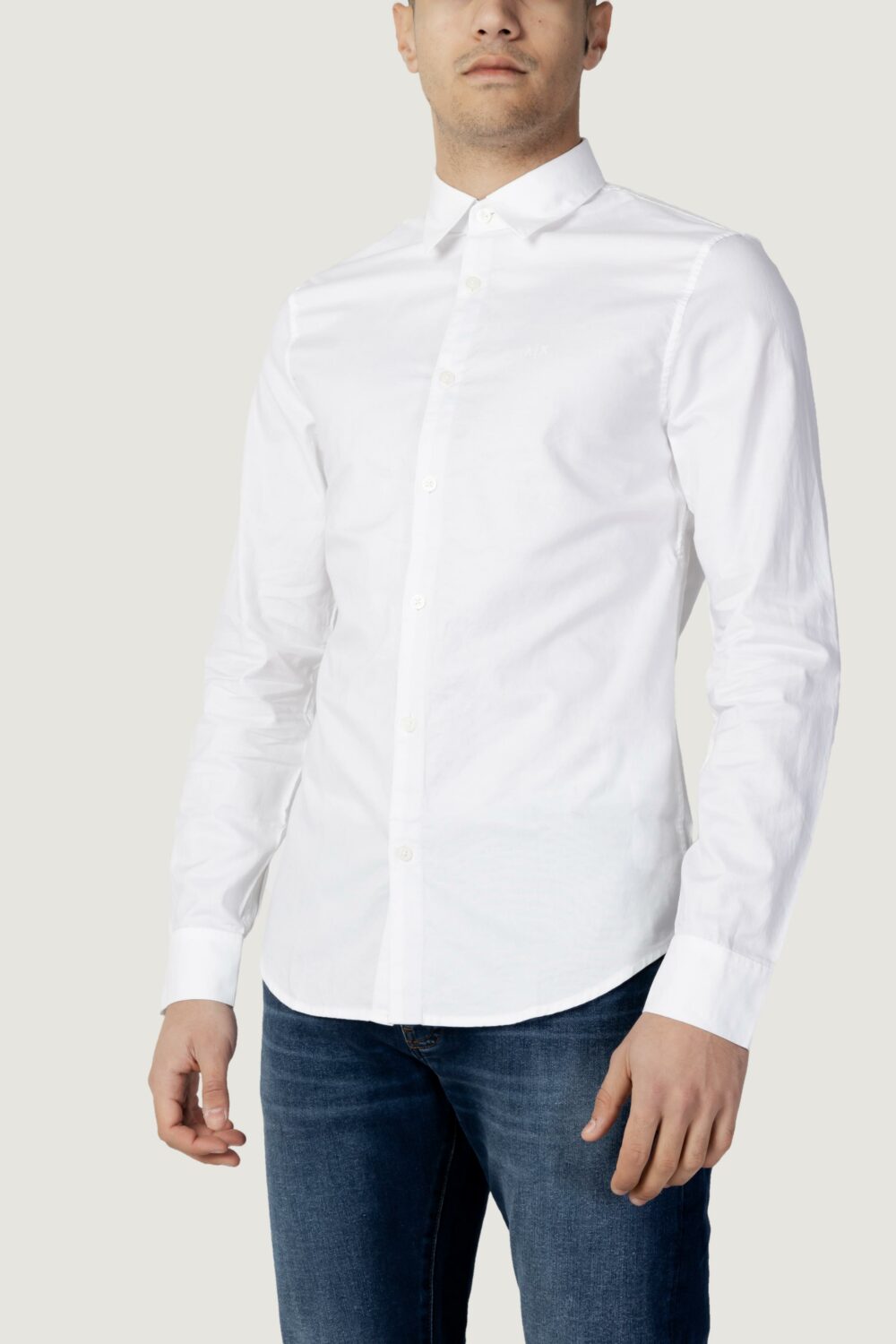 Camicia manica lunga Armani Exchange Bianco - Foto 3