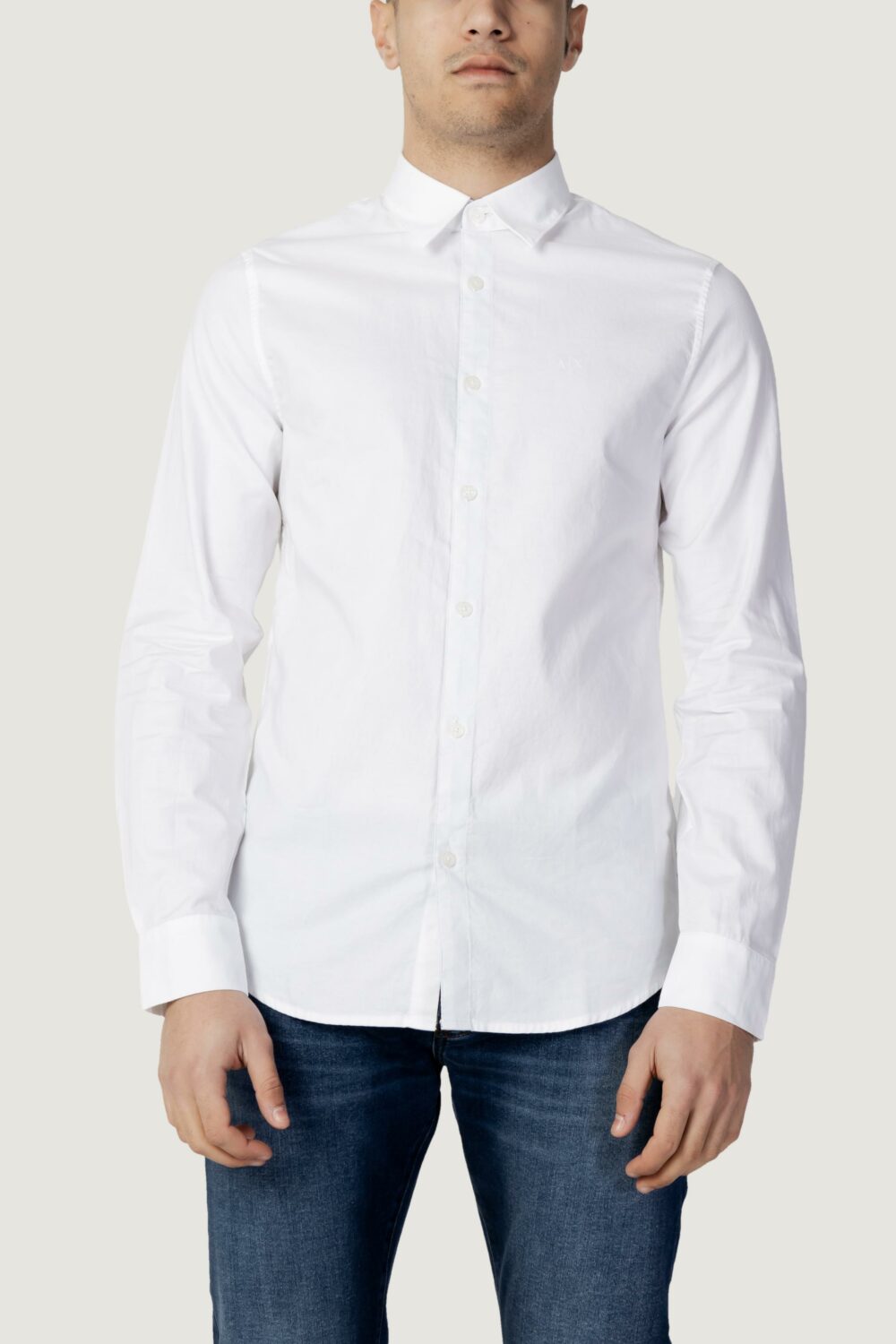Camicia manica lunga Armani Exchange Bianco - Foto 6
