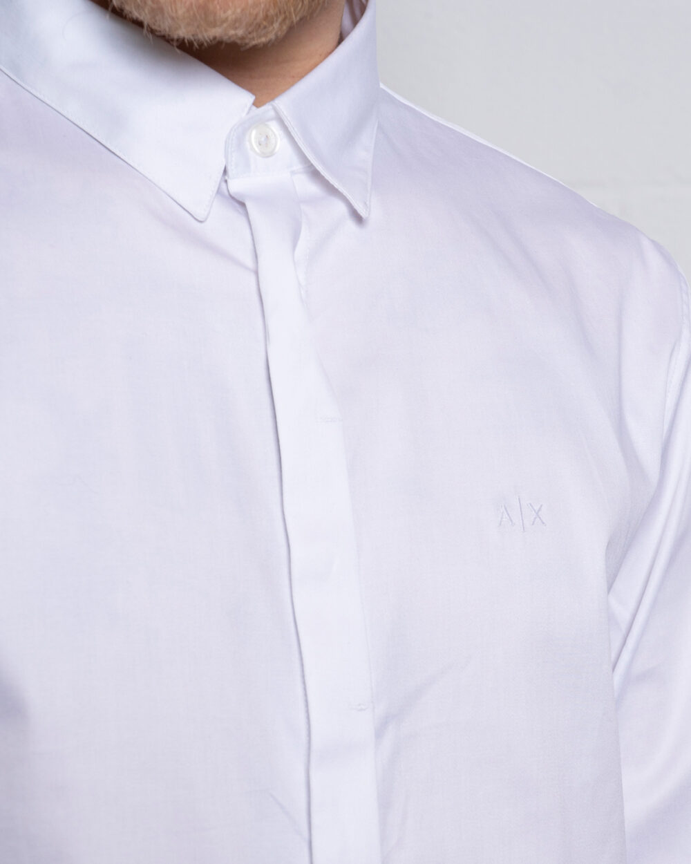 Camicia manica lunga Armani Exchange Bianco - Foto 4