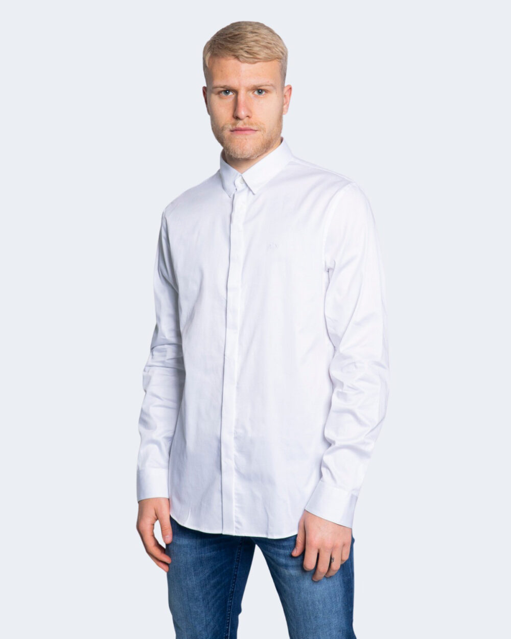 Camicia manica lunga Armani Exchange Bianco - Foto 5