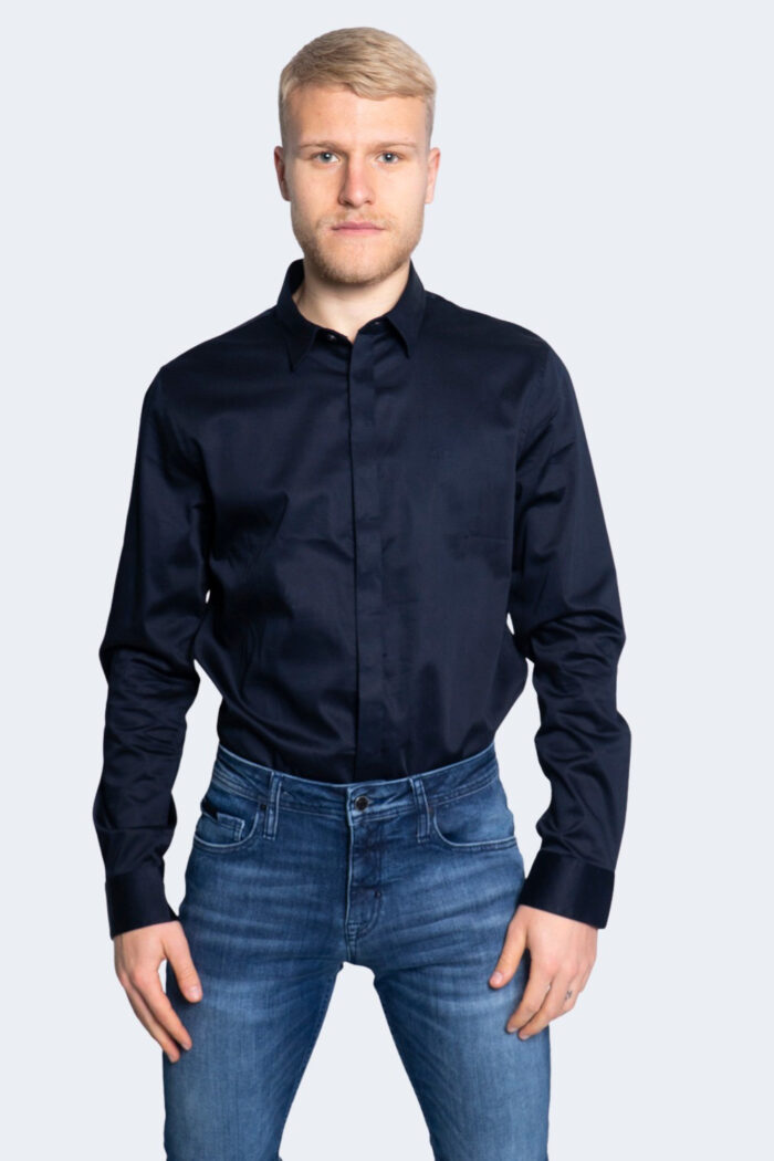 Camicia manica lunga Armani Exchange  Blu