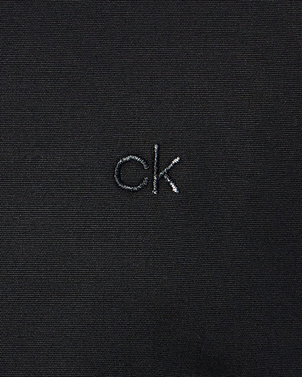 Camicia manica lunga Calvin Klein poplin stretch slim Nero - Foto 5