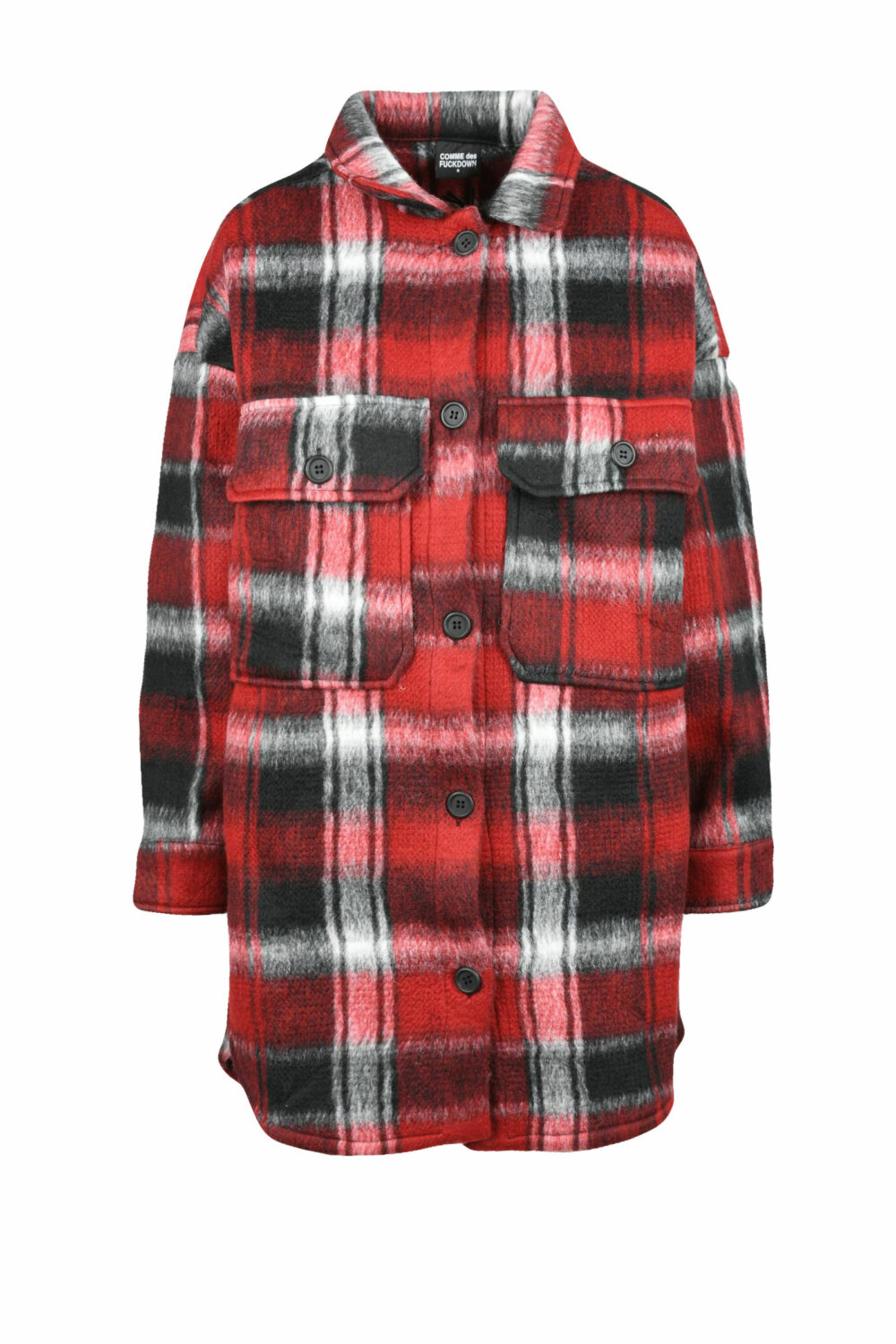 Camicia manica lunga Comme des Fuckdown Nero - Foto 1