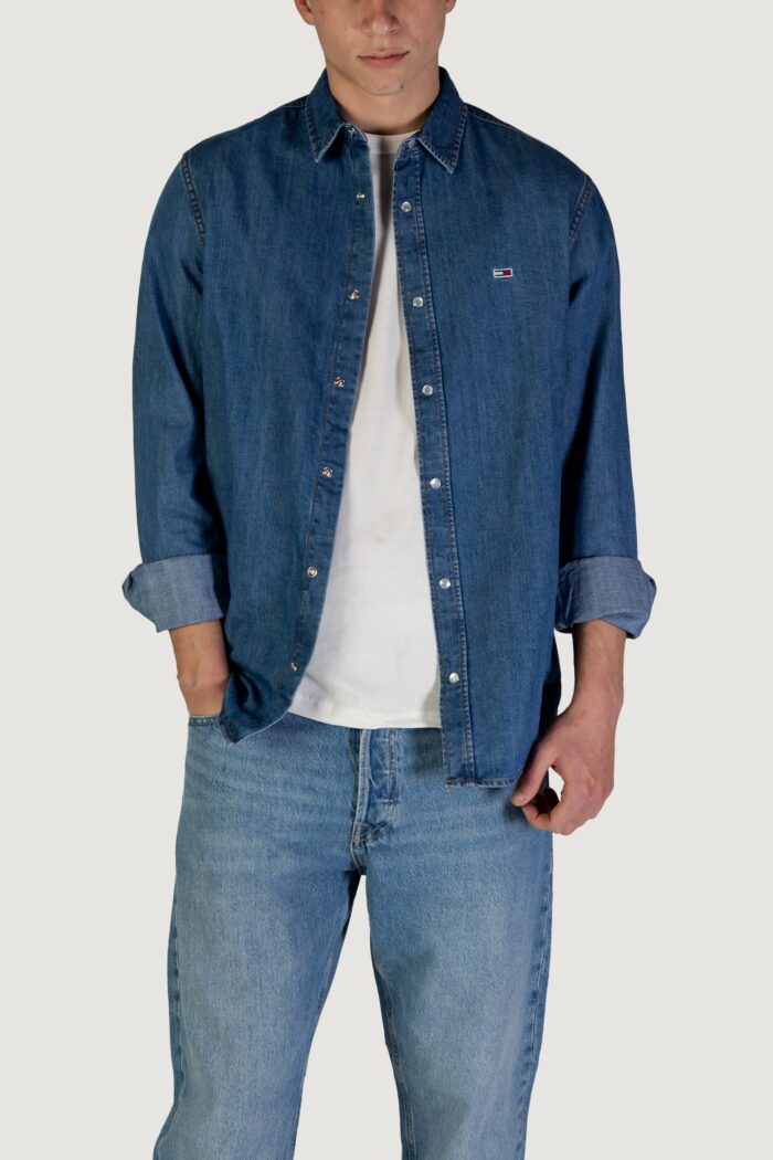 Camicia manica lunga Tommy Hilfiger Jeans rglr fit mid b Denim