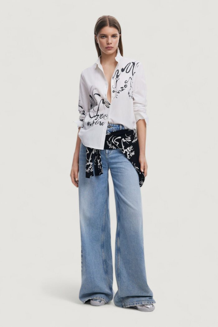 Camicia manica lunga Desigual cam hera Bianco