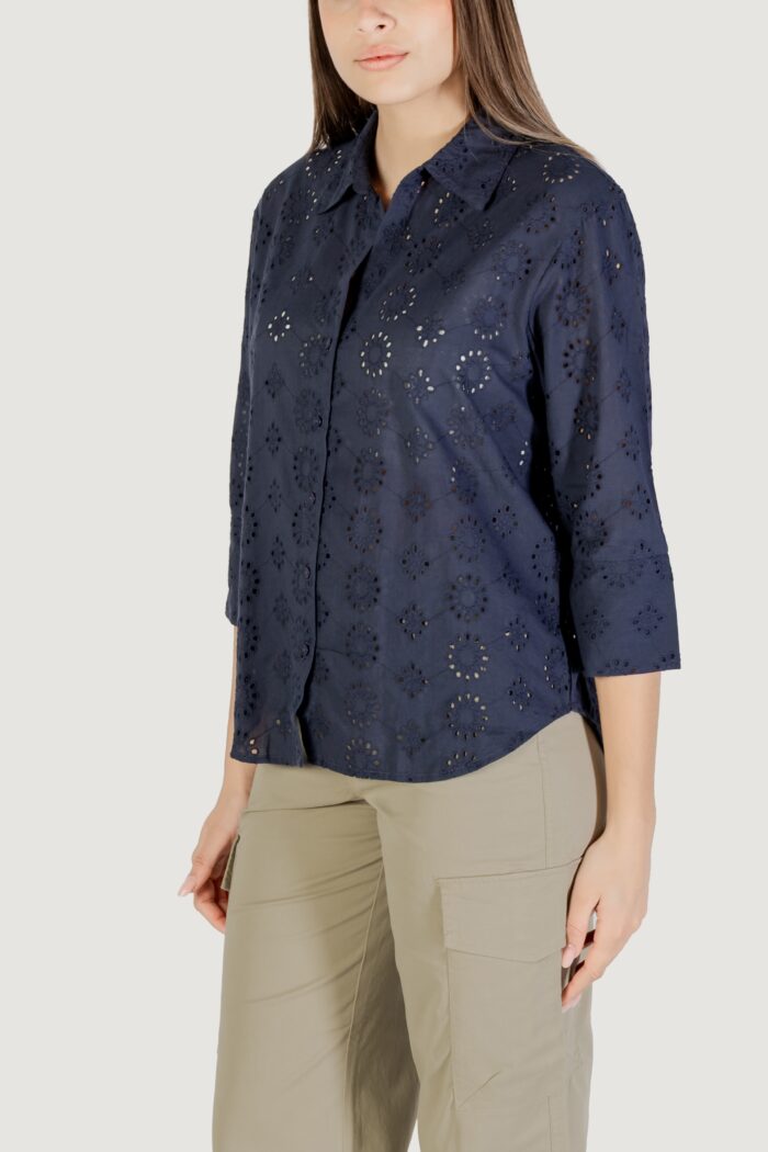 Camicia manica lunga Jacqueline de Yong jdytallie 3/4 long shirt wvn noos Blu