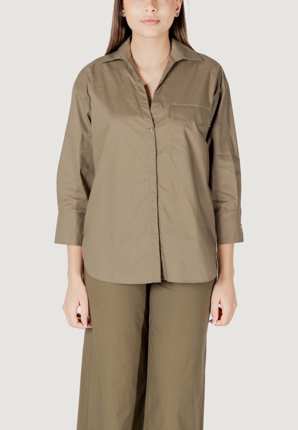 Camicia manica lunga Liu-Jo ts m/l Verde - Foto 1