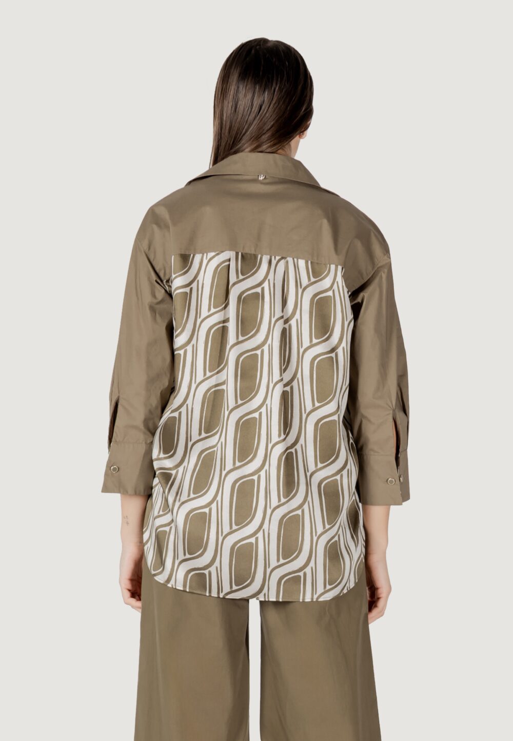Camicia manica lunga Liu-Jo ts m/l Verde - Foto 5