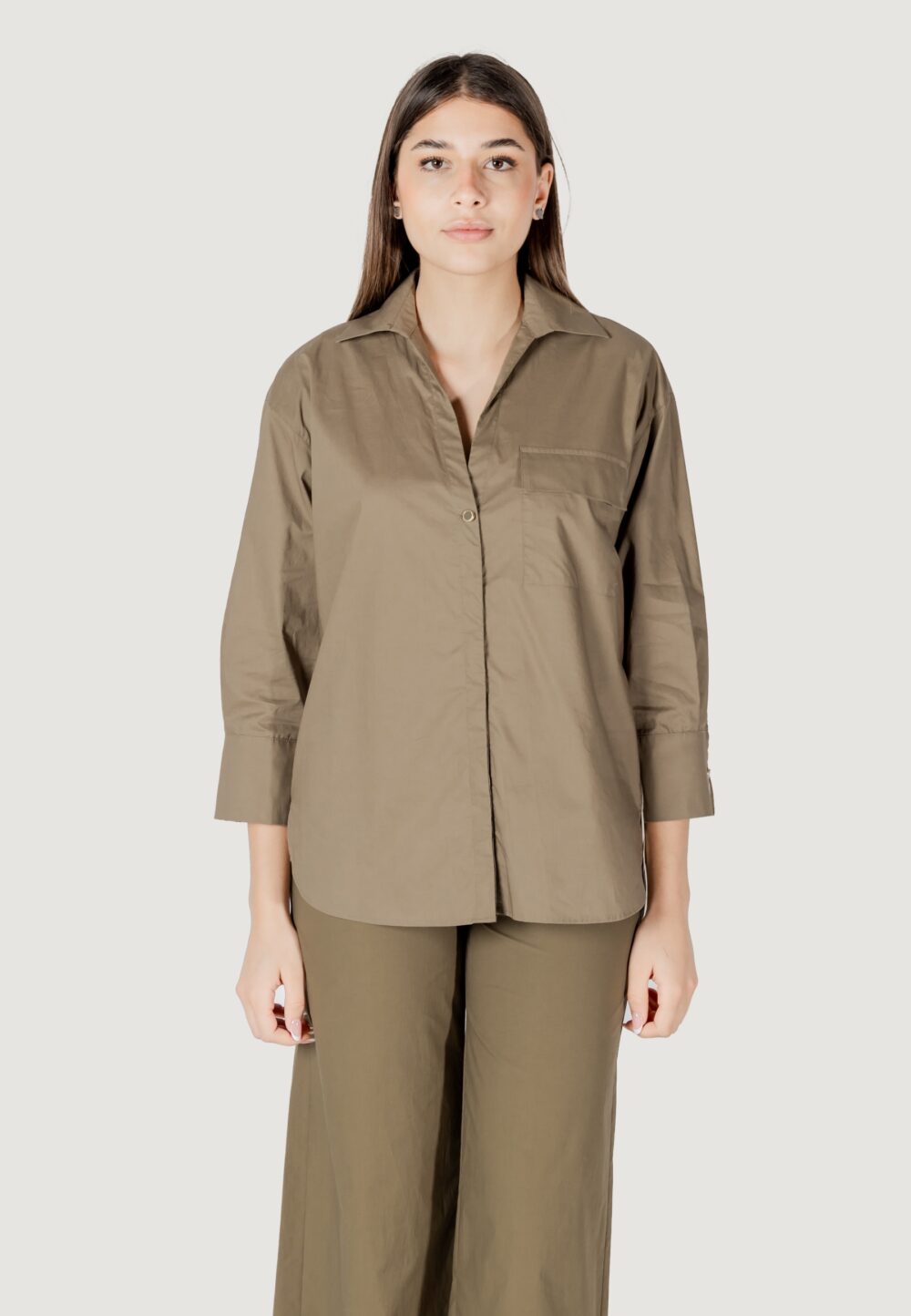 Camicia manica lunga Liu-Jo ts m/l Verde - Foto 6