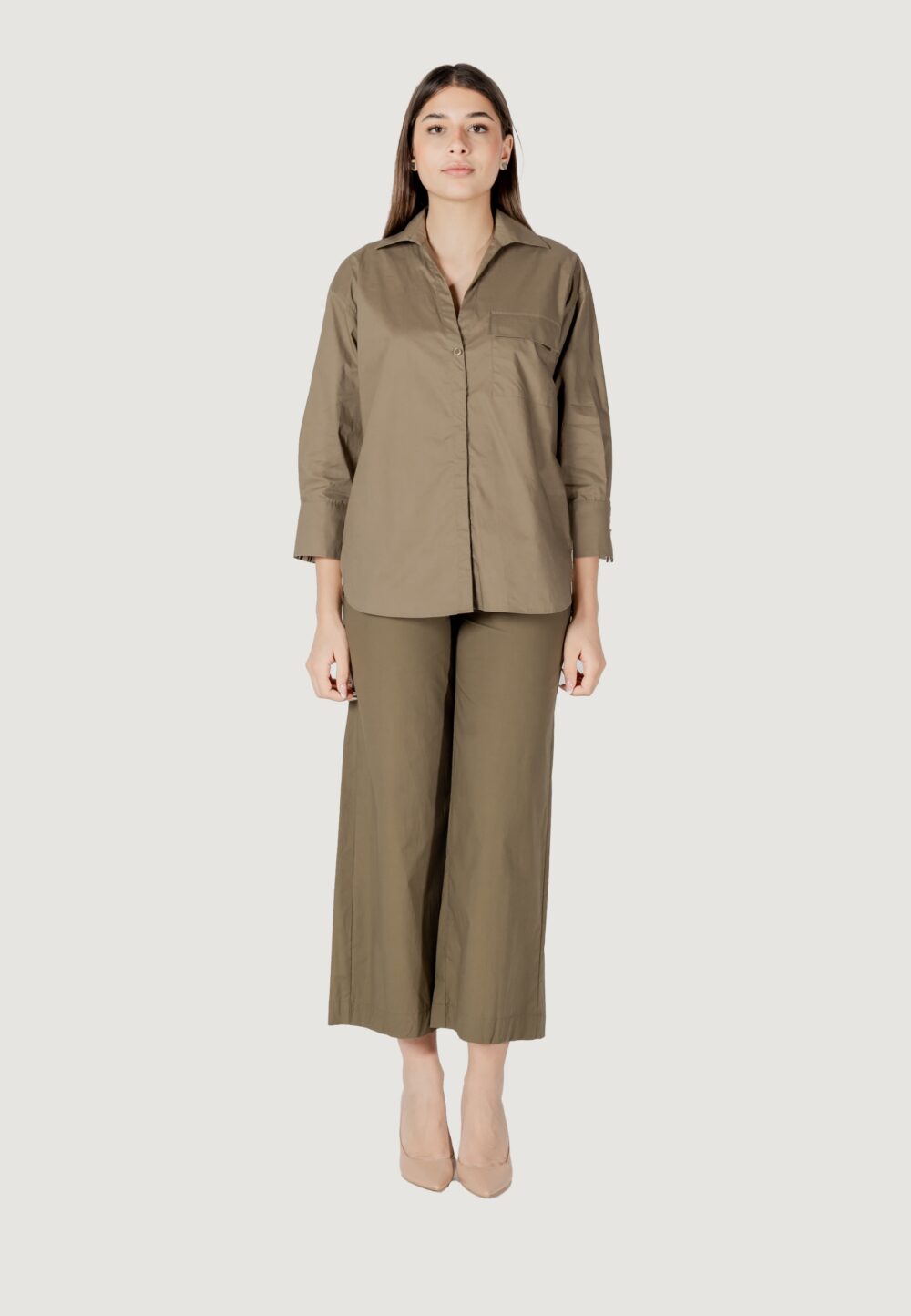 Camicia manica lunga Liu-Jo ts m/l Verde - Foto 7