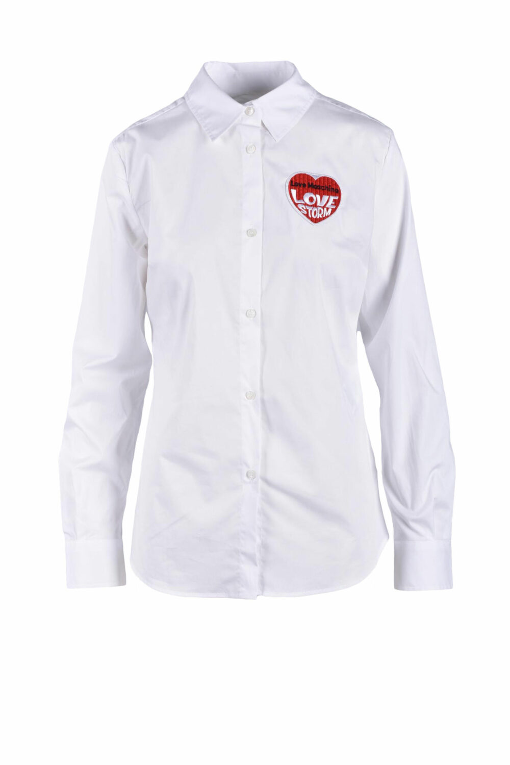 Camicia manica lunga Love Moschino Bianco - Foto 2