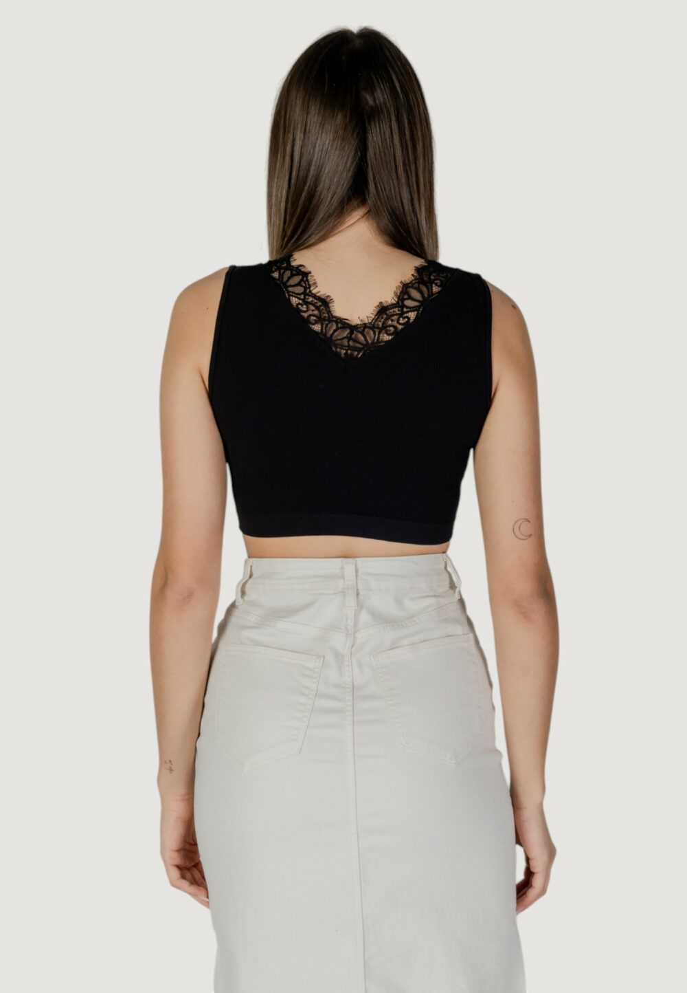 Canotta Guess raquel lace seamless Nero - Foto 3