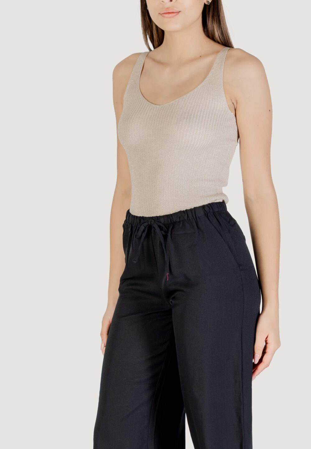 Canotta Jacqueline de Yong bodilla Beige - Foto 2