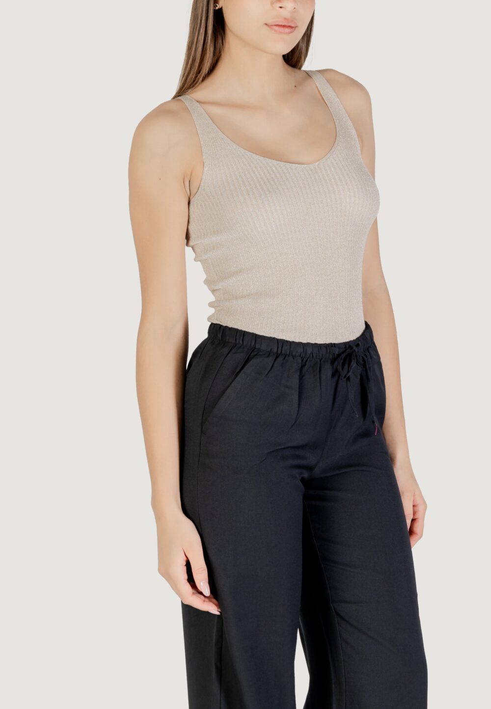 Canotta Jacqueline de Yong bodilla Beige - Foto 3