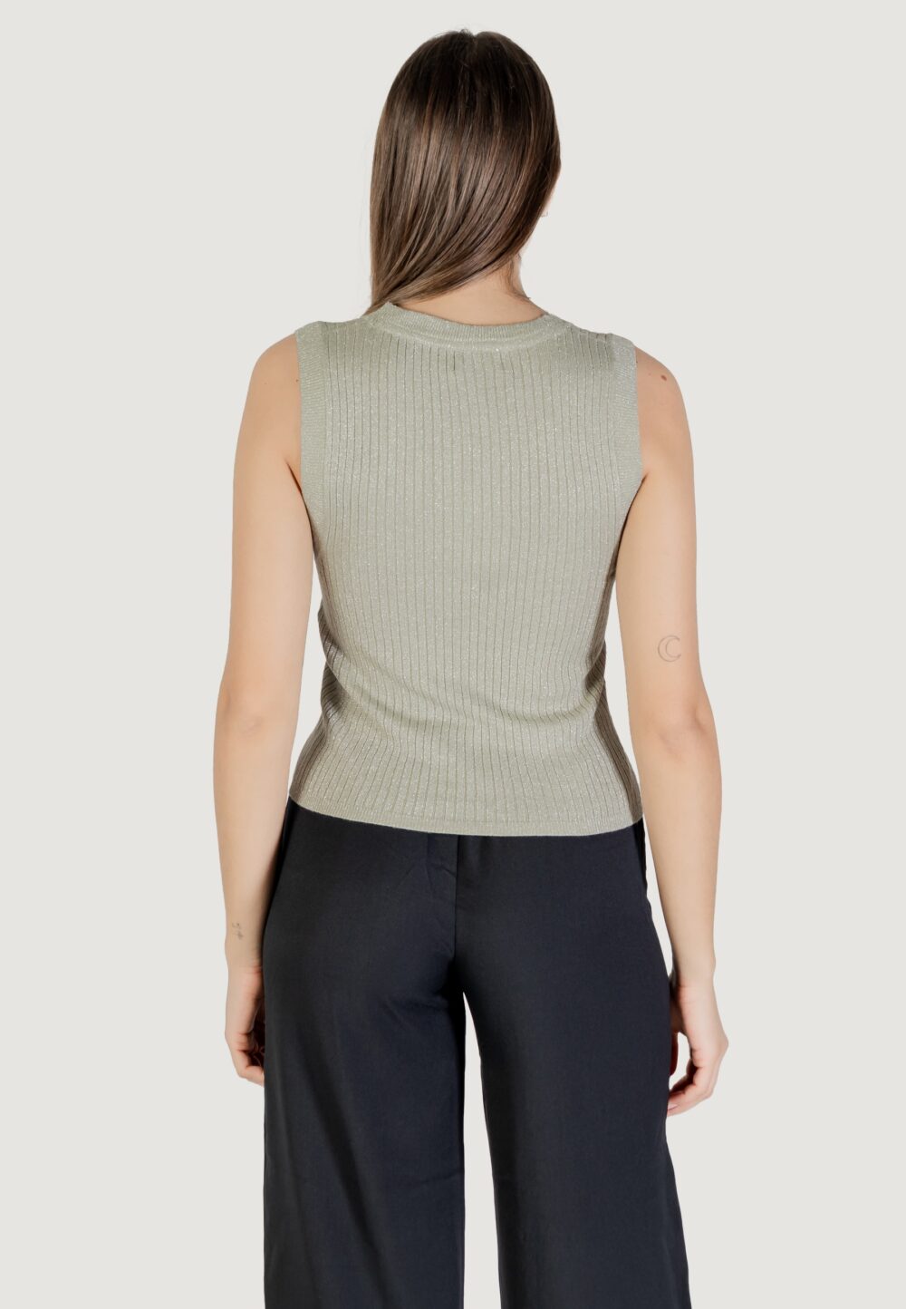 Canotta Jacqueline de Yong jdybodilla s/l o-neck top knt Tiffany - Foto 4