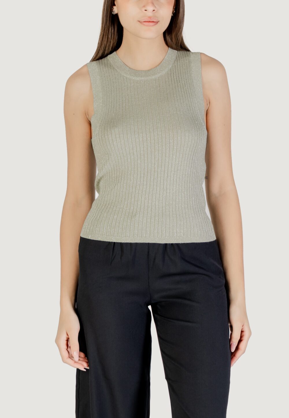 Canotta Jacqueline de Yong jdybodilla s/l o-neck top knt Tiffany - Foto 5
