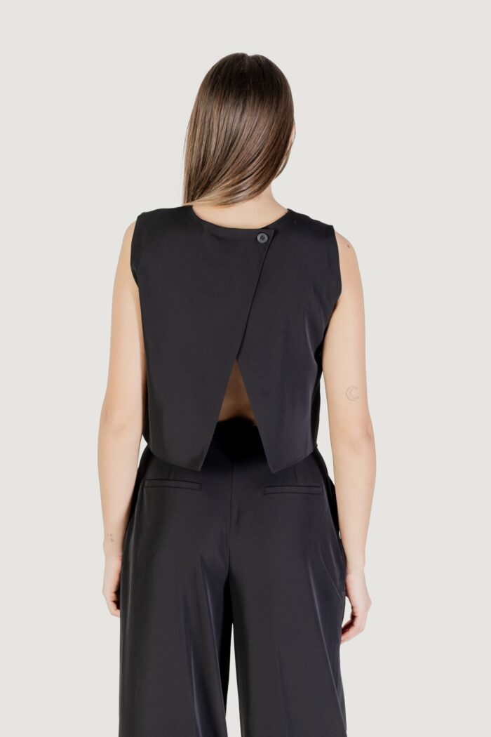 Canotta Only onlmarie life s/l crop top tlr Nero