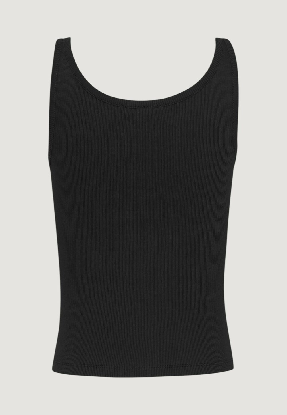Canotta Tommy Hilfiger Jeans tjw button tank Nero - Foto 3