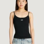 Canotta Tommy Hilfiger Jeans tjw script strappy Nero - Foto 1