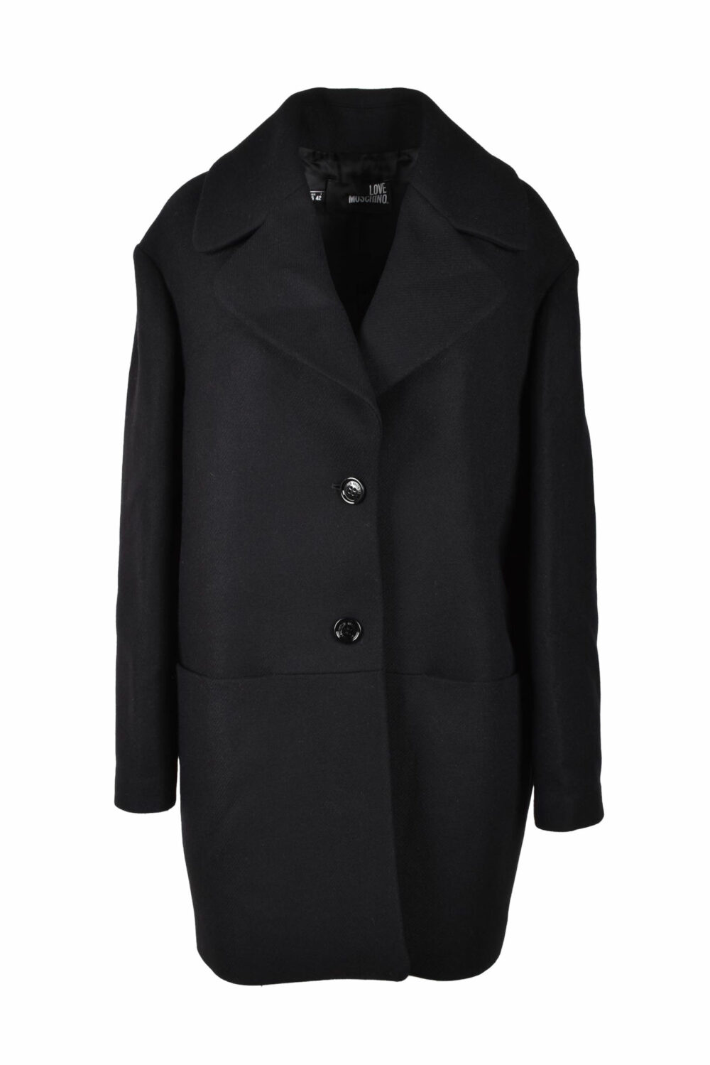 Cappotto Love Moschino Nero - Foto 1