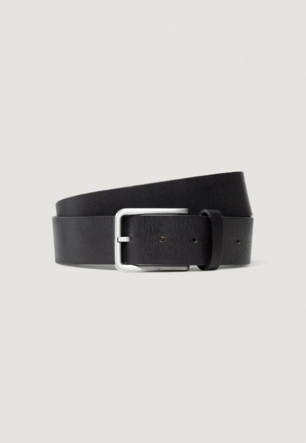 Cinta Calvin Klein warmth oiled grain 35mm Nero - Foto 1