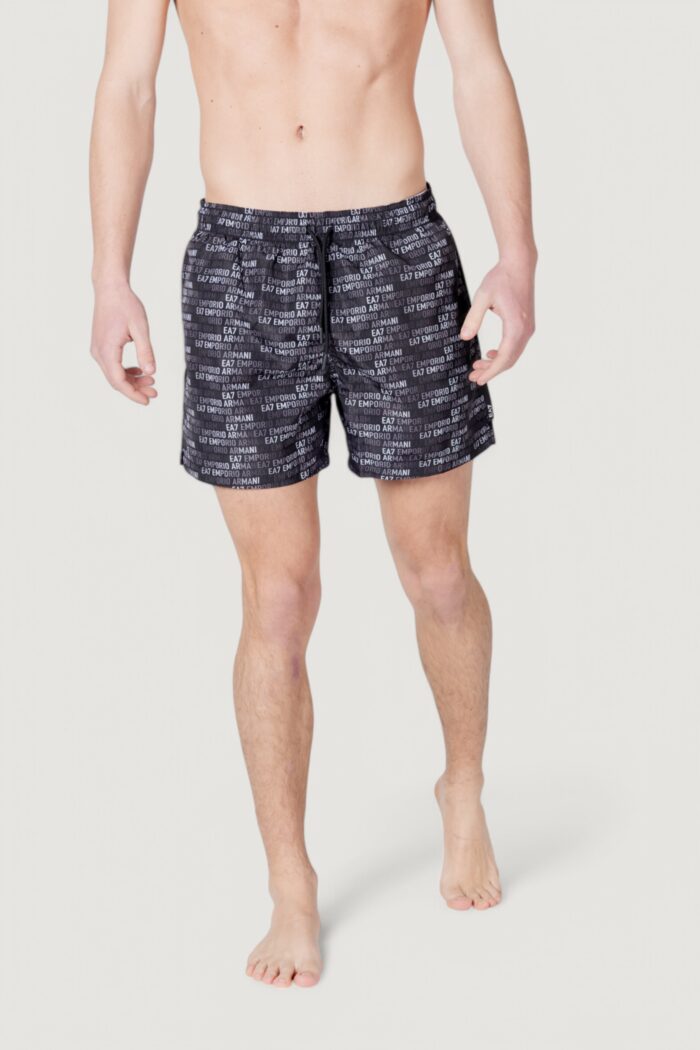 Costume boxer EA7  Black-White