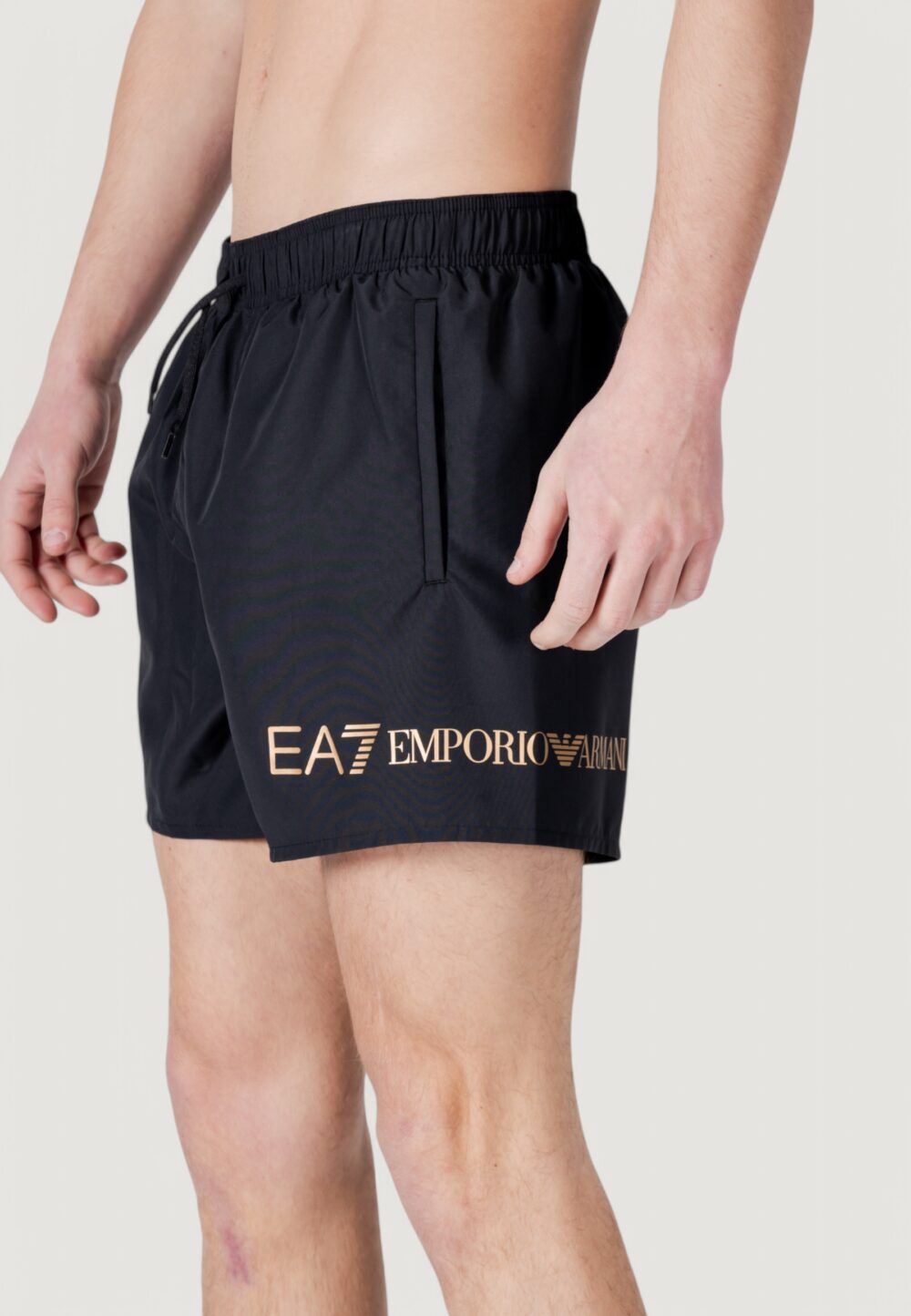 Costume boxer EA7 7m000519 af13049 Black gold - Foto 2