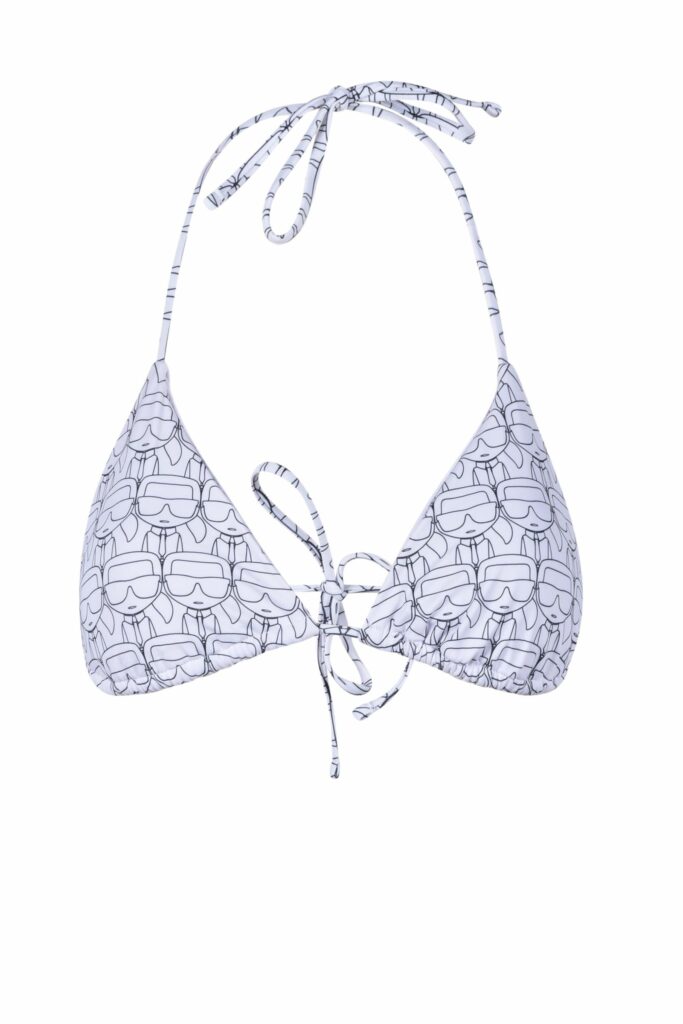 Reggiseno mare KARL LAGERFELD  Bianco