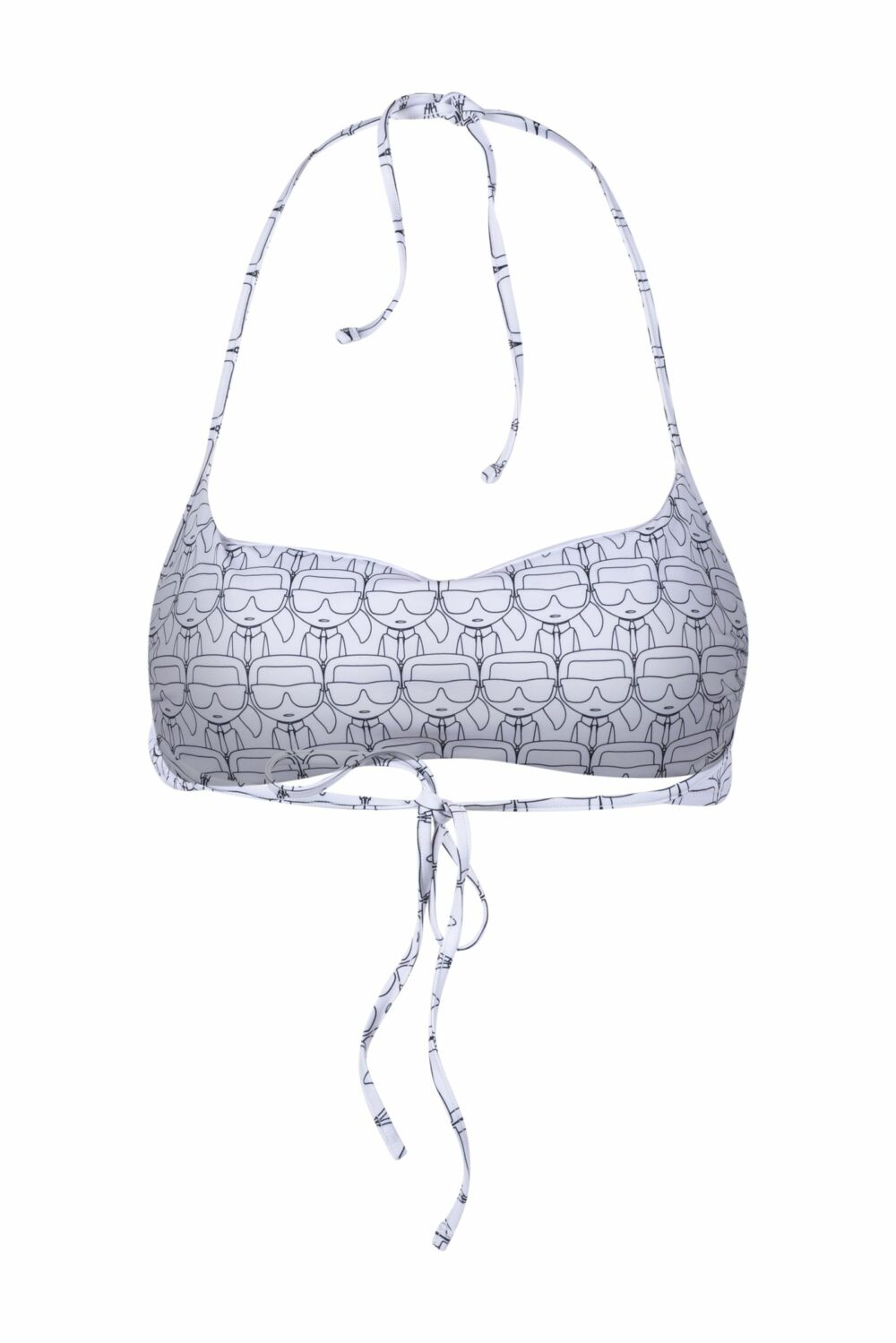 Reggiseno mare KARL LAGERFELD Bianco - Foto 2