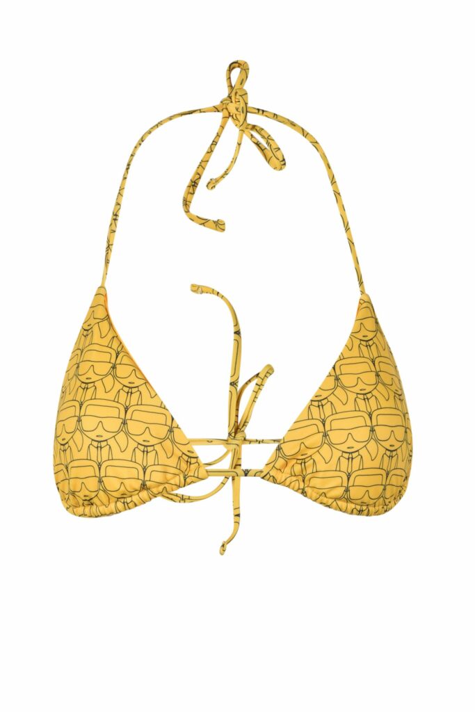 Reggiseno mare KARL LAGERFELD  Giallo