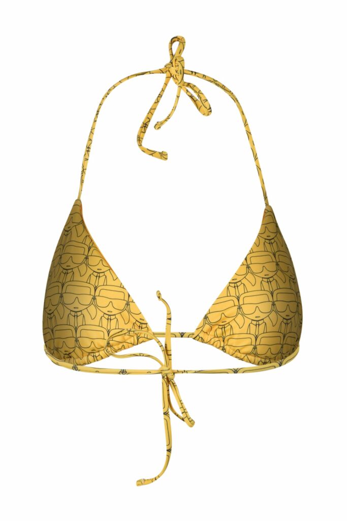 Reggiseno mare KARL LAGERFELD  Giallo