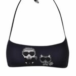 Reggiseno mare KARL LAGERFELD Nero - Foto 1