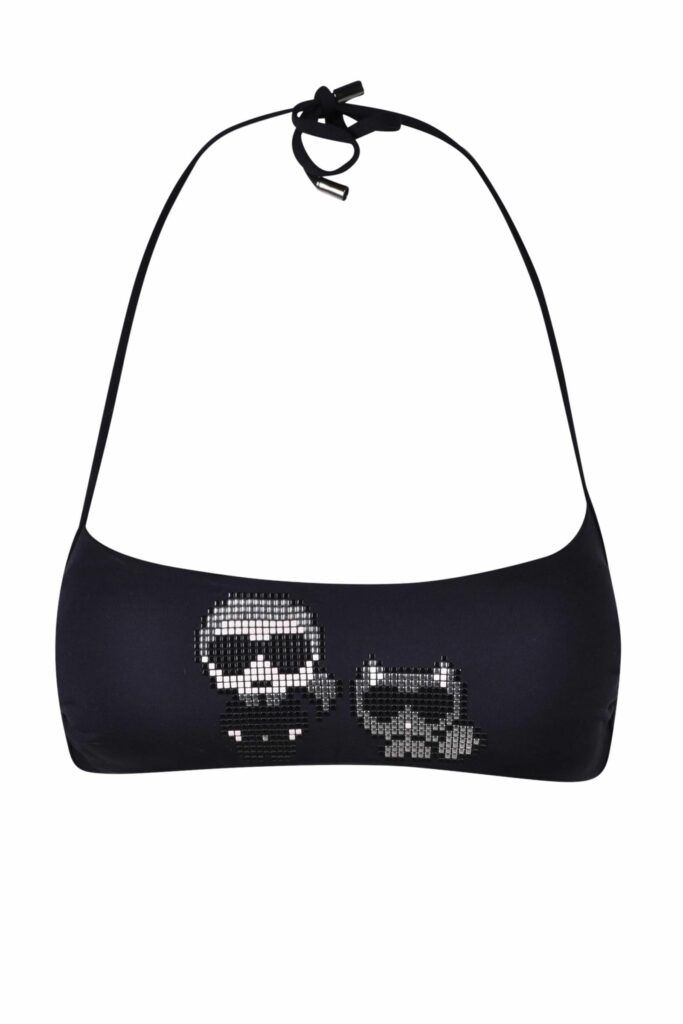 Reggiseno mare KARL LAGERFELD  Nero