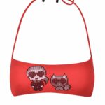 Reggiseno mare KARL LAGERFELD Rosso - Foto 1