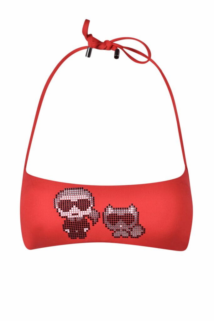 Reggiseno mare KARL LAGERFELD  Rosso